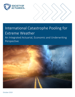 International Catastrophe Pooling for Extreme Weather