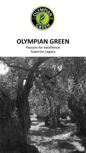 Corporate Presentation Olympian Green