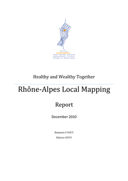 Healthy and Wealthy Together Rhône-Alpes Local Mapping