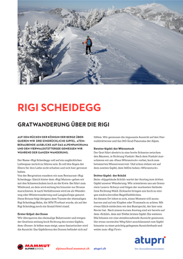 Wandertipp Rigi Scheidegg