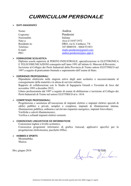 Curriculum Vitae Andrea Pendesini.Pdf