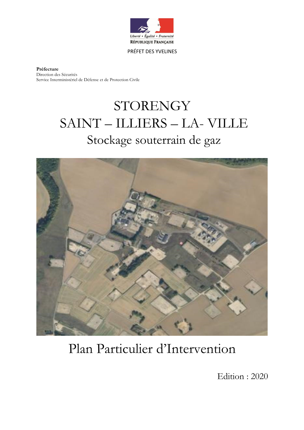 STORENGY SAINT – ILLIERS – LA- VILLE Plan Particulier D'intervention