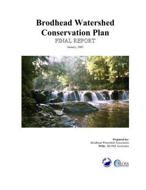 Brodhead Watershed Conservation Plan