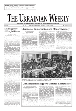 The Ukrainian Weekly 1996, No.33