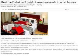 Meet the Dubai Mall Hotel