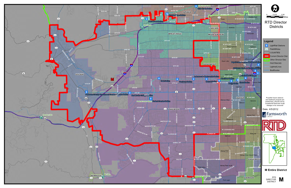 RTD Director Map District M