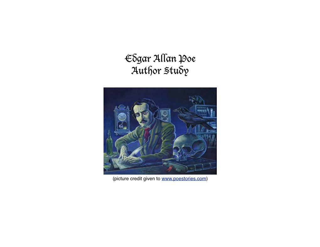 Edgar Allan Poe Author Study