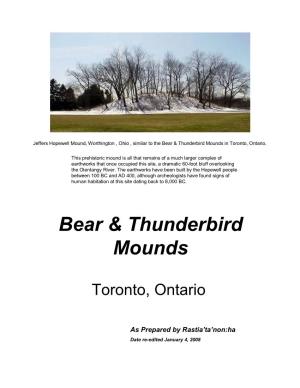 Bear & Thunderbird Mounds