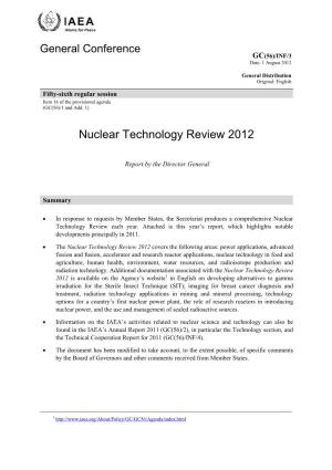 Nuclear Technology Review 2012