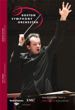 Week 23 Andris Nelsons Music Director