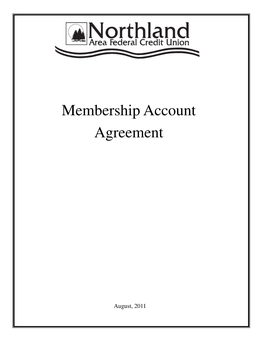 Membership Account Agreement