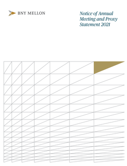 The Bank of New York Mellon Notice of Annual Meeting and Proxy Statement 2021