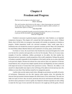 Chapter 4 Freedom and Progress