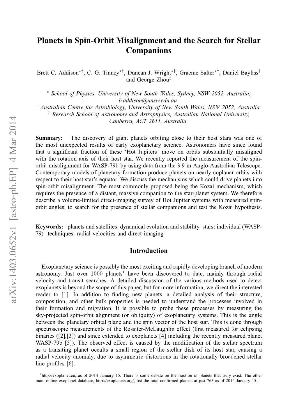 Planets in Spin-Orbit Misalignment and the Search for Stellar