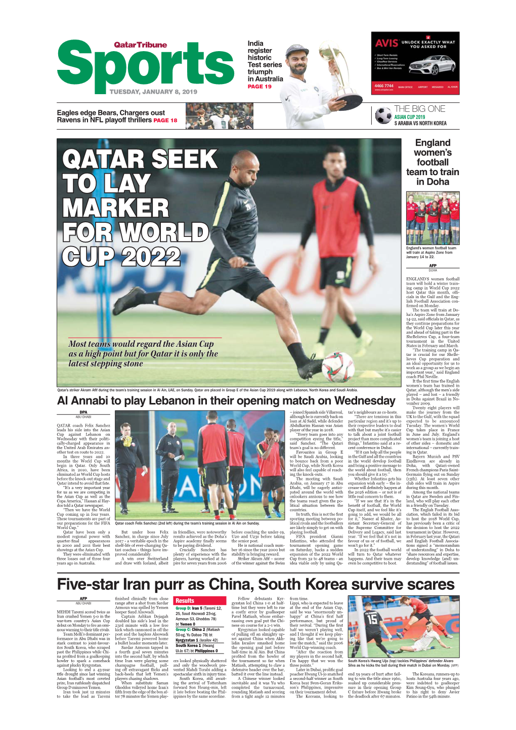 Qatar Seek to Lay Marker for World Cup 2022