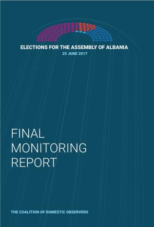 Final Monitoring Report Final Monitoring Report