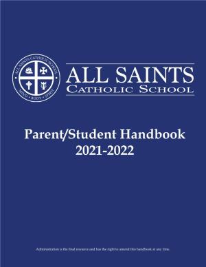 Parent/Student Handbook 2020-2021