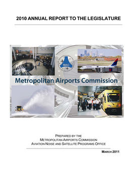 2010 Annual Report to the Legislature