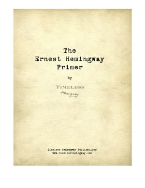 The Ernest Hemingway Primer