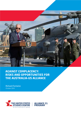 Risks and Opportunities for the Australia–Us Alliance