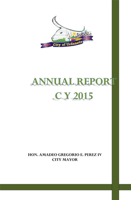 2015 Annual Report City of Urdaneta