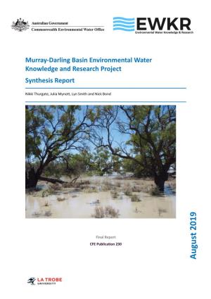 Murray-Darling Basin Environmental Water Knowledge and Research Project Synthesis Report