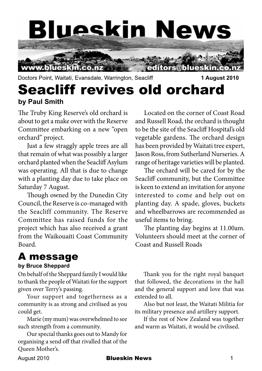 Seacliff Revives Old Orchard