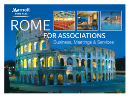 ROME for ASSOCIATIONS Business, Meetings & Services Business, Meetings & Services