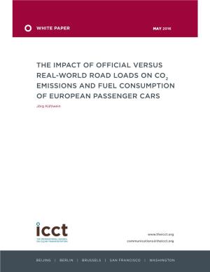 The Impact of Official Versus Real-World Road Loads on Co