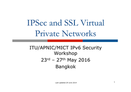 Ipv6-Ipsec And