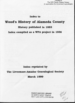 To Wood's 1883 History of Alameda County