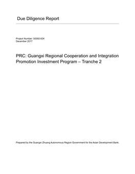 Guangxi Regional Cooperation and Integration Promotion Investment Program – Tranche 2