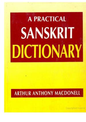 Download a Practical Sanskrit Dictionary with Transliteration