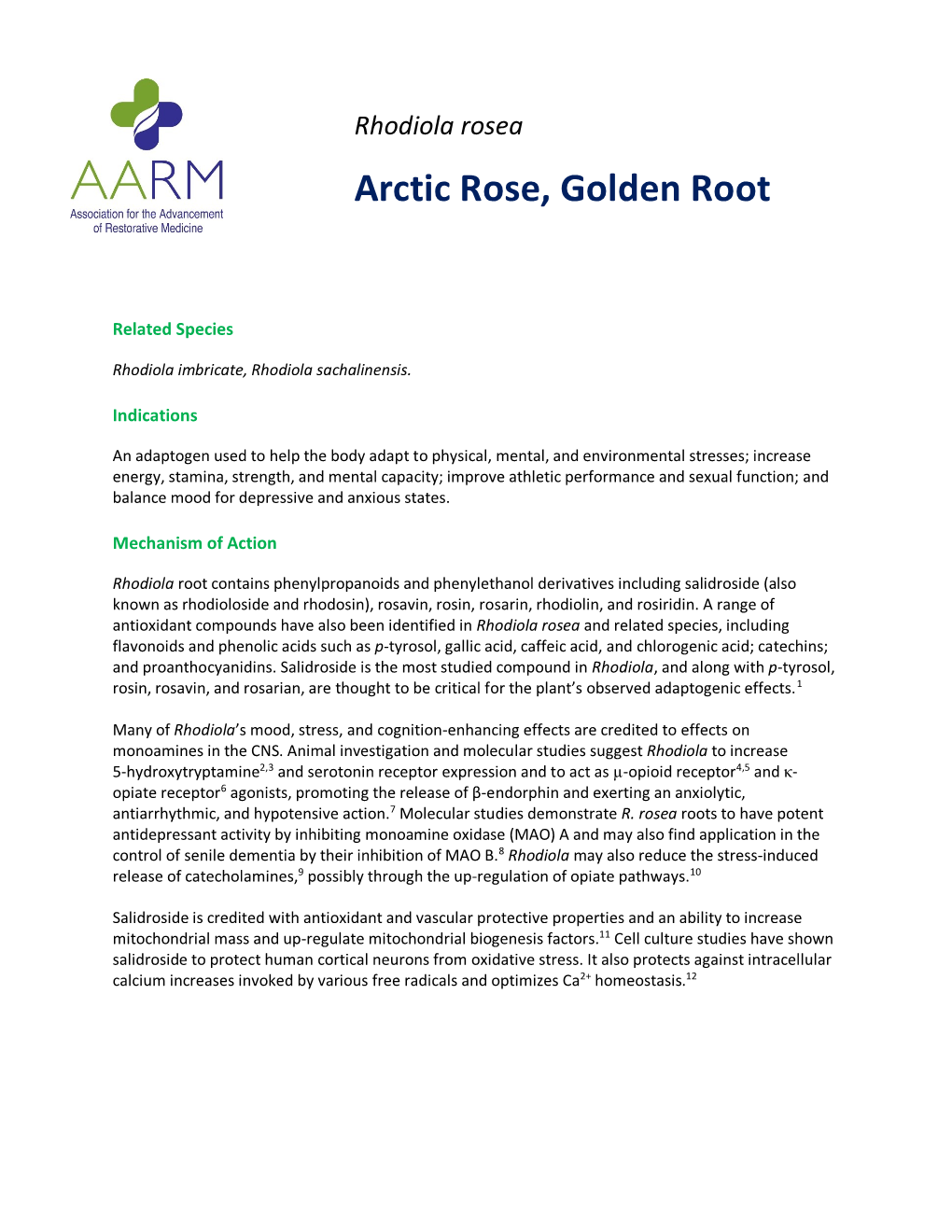 Rhodiola Rosea Arctic Rose, Golden Root