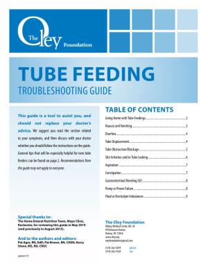 Tube Feeding Troubleshooting Guide
