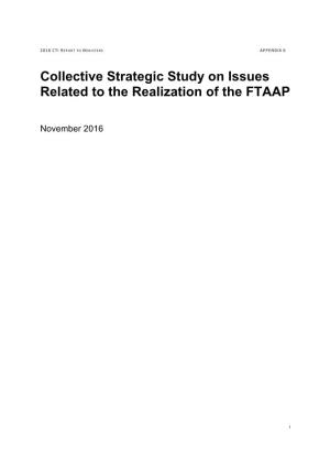 Collective Strategic Study on Issues Related to the Realization of the FTAAP