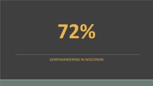 Gerrymandering in Wisconsin