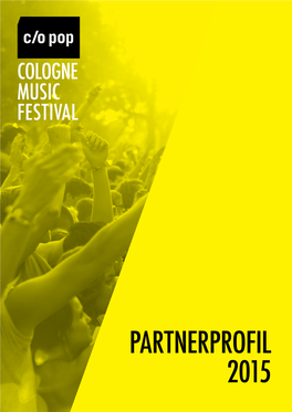 PARTNERPROFIL 2015 Partnerprofil C/Oc/O Pop 2015