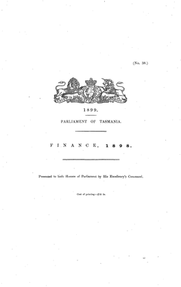 Finance 1898