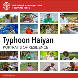 Typhoon Haiyan PORTRAITS of RESILIENCE