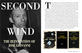 The Reinvention of José Giovanni