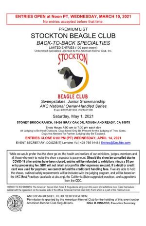 Stockton Beagle Club