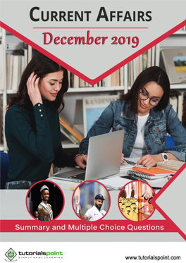 Current Affairs – December 2019