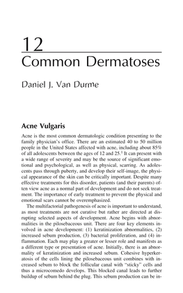 Common Dermatoses