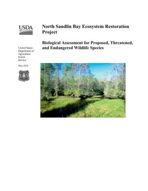 North Sandlin Bay Ecosystem Restoration Biological Assessment