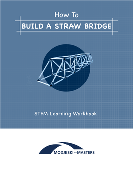 How to BUILD a STRAW BRIDGE