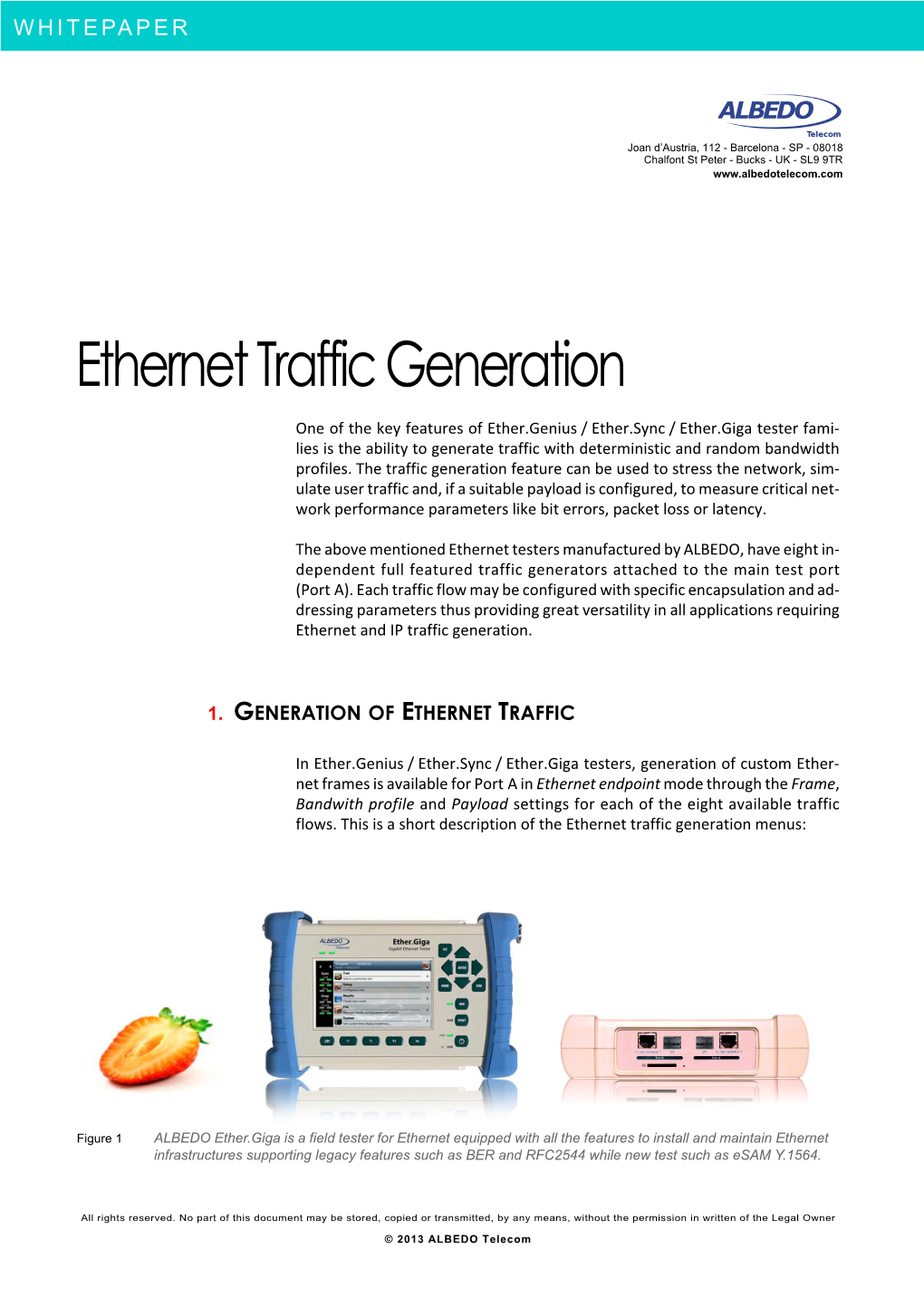 Traffic Generation