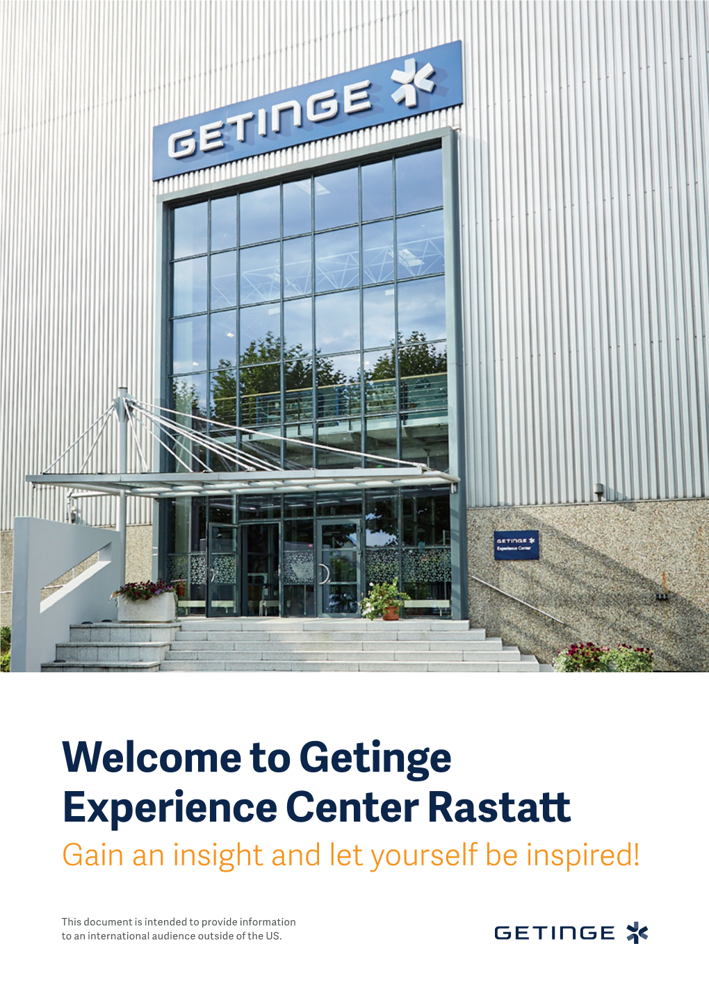 Flyer Getinge Experience Center Rastatt