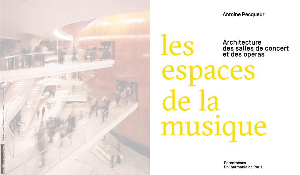 Architecture Des Salles De Concert Et Des Opéras