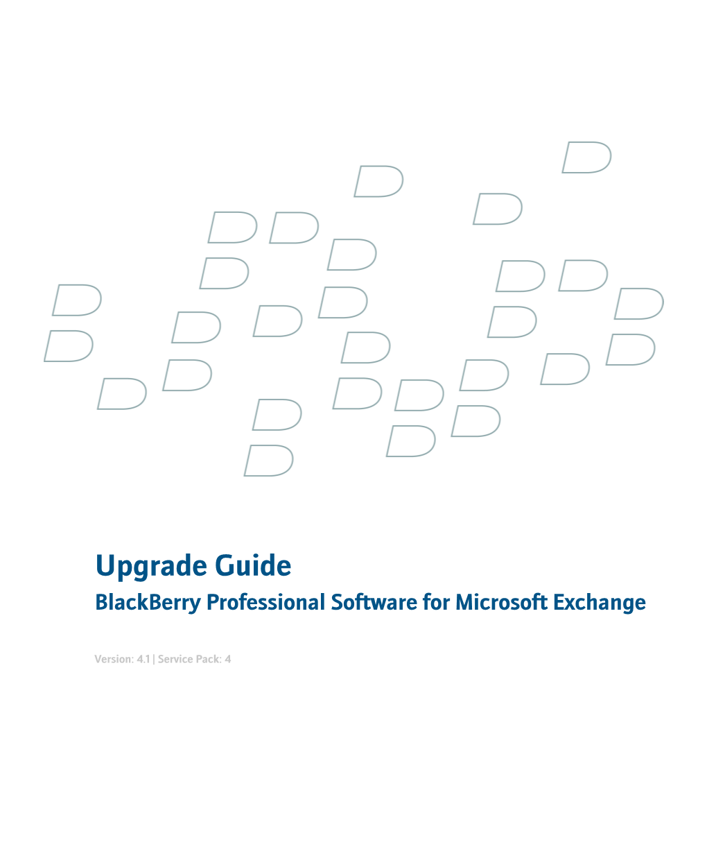 Blackberry Professional Software for Microsoft Exchange